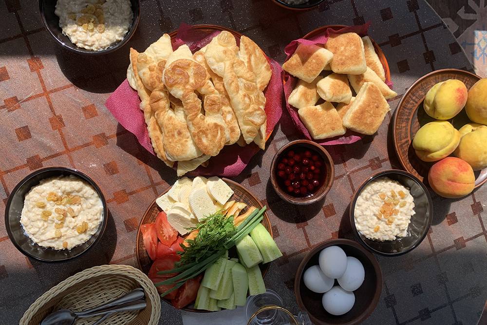 Завтрак в дагестанской семье
