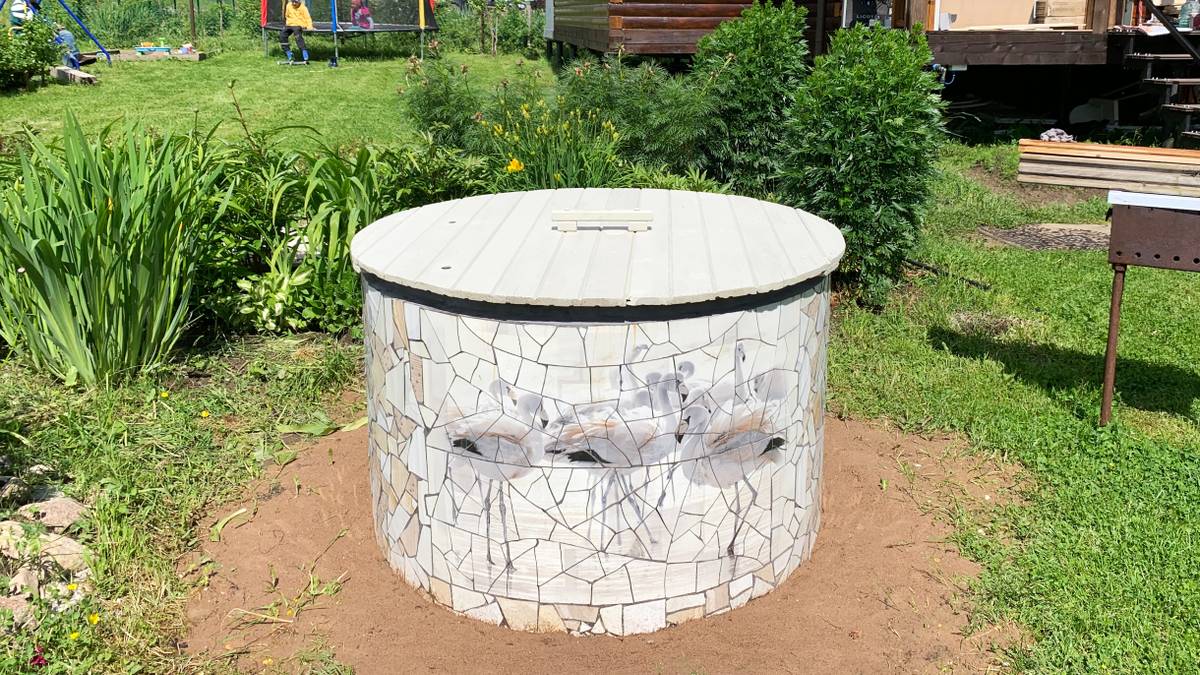 Декоративное ведро для колодца своими руками