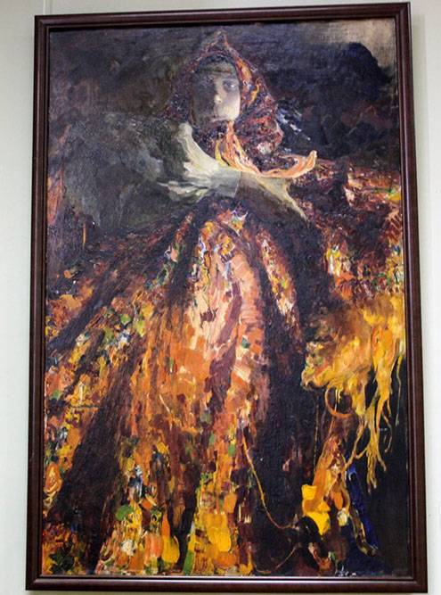 Большая часть галереи посвящена творчеству художников 19 и начала 20 веков. Это «Баба-крестьянка» Филиппа Малявина. Источник: «Тревеласк»