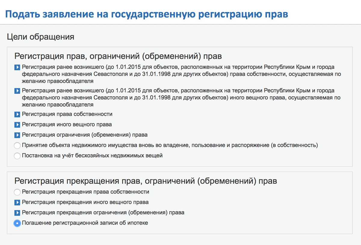 Заявление о снятии обременения с объекта недвижимости росреестр через мфц образец