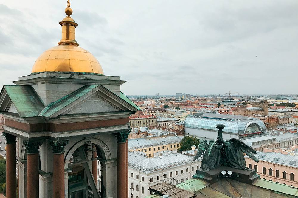 Фото с исаакиевского собора