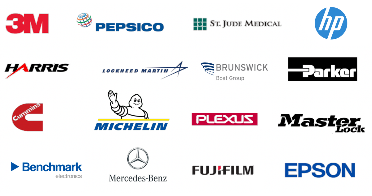 Логотипы клиентов компании. Источник: презентация Proto Labs, слайд&nbsp;75
