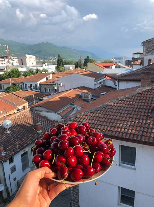 Я часто покупала у местных фрукты и ягоды. Мы ужинали ими на балконе своей съемной квартиры