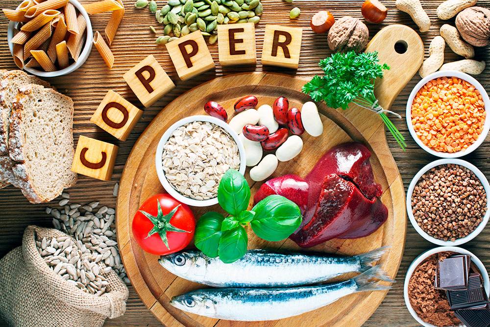 Медь есть во многих продуктах, но&nbsp;люди, которые придерживаются обычной диеты, получают более&nbsp;60% этого металла из&nbsp;растительной пищи. Источник: Evan Lorne / Shutterstock