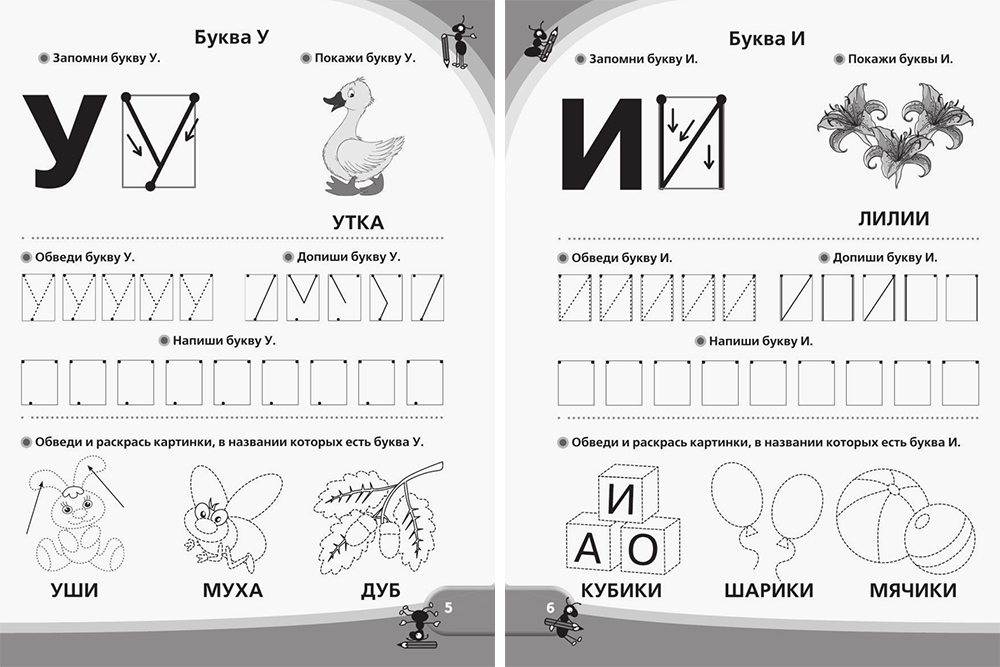 С точками и стрелками ребенку будет проще освоиться в&nbsp;написании букв. Источник: wildberries.ru