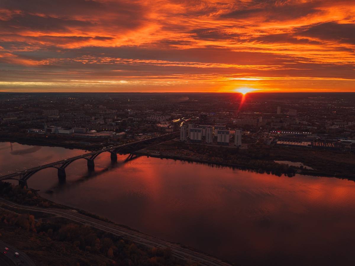 Нижний новгород столица закатов фото