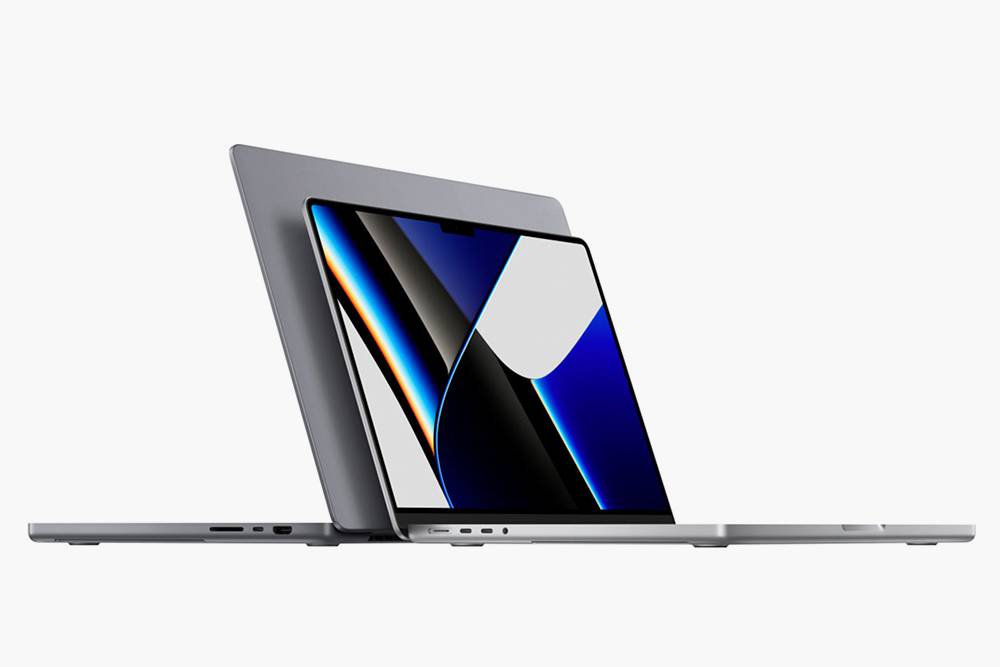 MacBook&nbsp;Pro поставляются с экранами диагональю 14,2 и 16,2 дюйма. Ранее младшая модель ограничивалась диагональю 13,3 дюйма. Источник: Apple