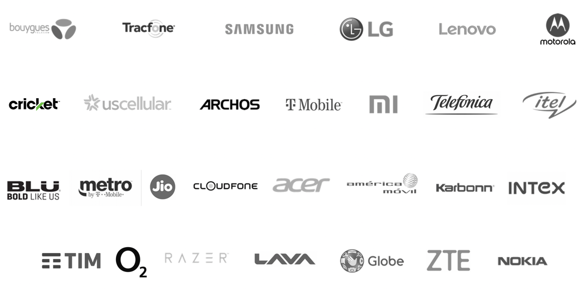 Логотипы клиентов компании. Источник: презентация компании, слайд&nbsp;13