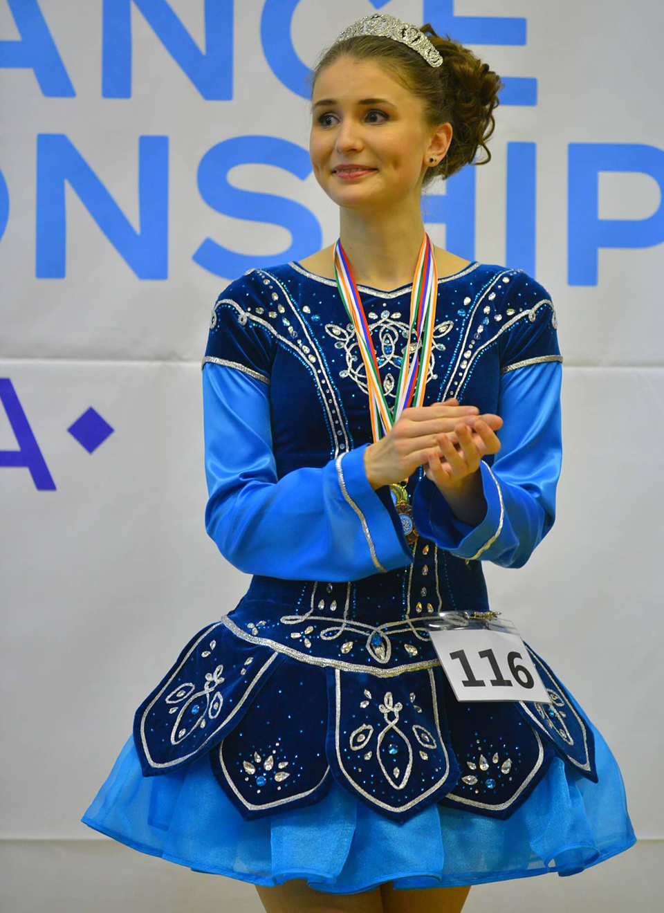 На соревнованиях по ирландским танцам в Томске