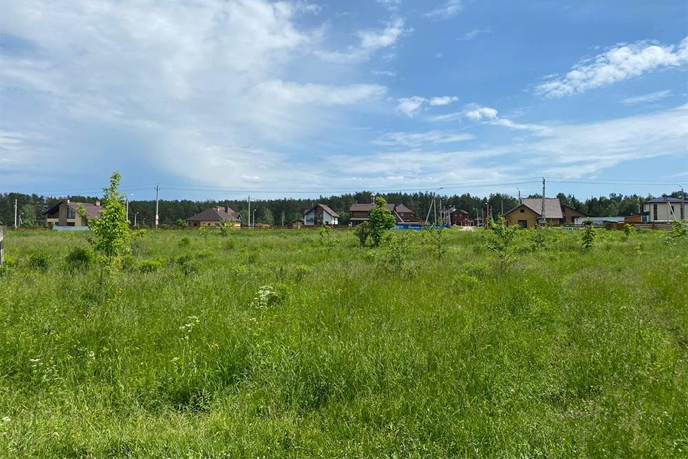 Застройка в деревне Бунырево идет полным ходом. Позади поселка — сосновый лес, а напротив него — Ока. Все хорошо, но далеко от города