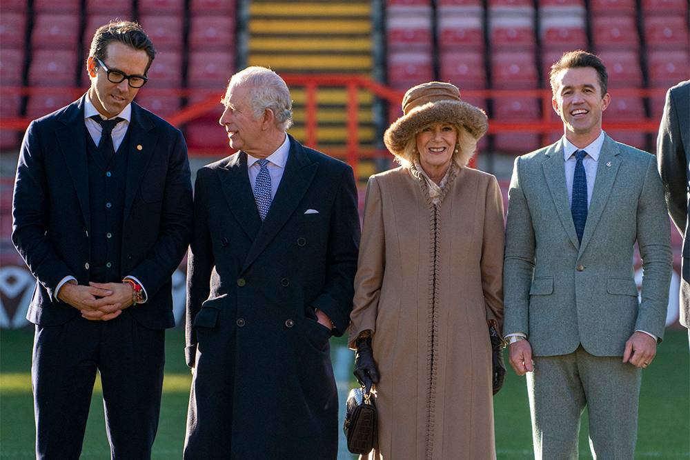 Визит короля и королевы Великобритании на стадион «Рексхэма». Источник: WPA&nbsp;Pool&nbsp;/ Getty Images