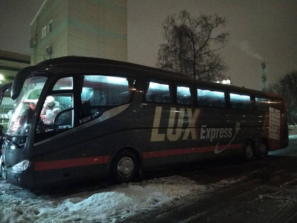 Автобусы «Люкс-экспресса» ездят с Тушинского автовокзала
