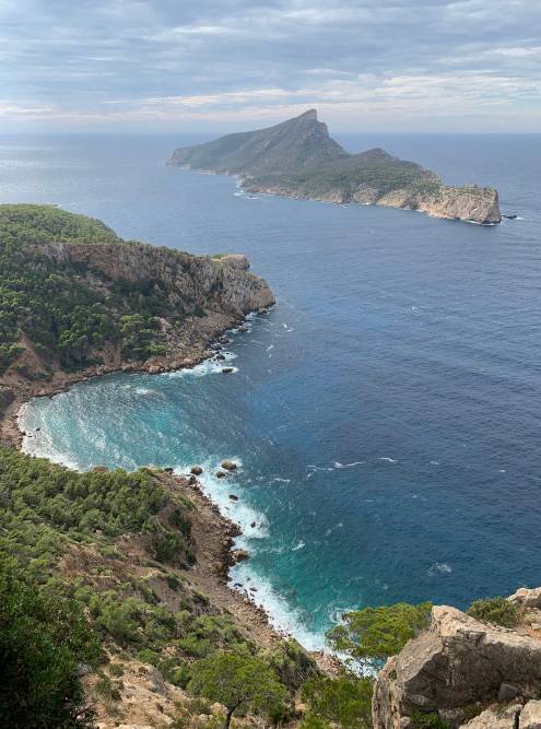 А на Майорке не могла оторвать глаз от прекрасных видов на море