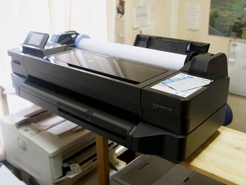 Принтер под форматы А2 и А1 — на таких выводят архитектурные чертежи