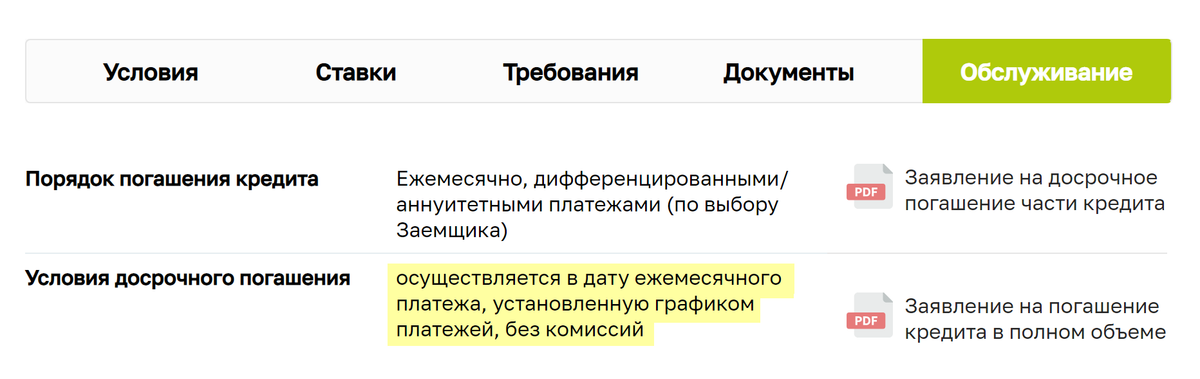 Например, у Россельхозбанка досрочно погасить кредит можно только в в дату ежемесячного платежа. Источник: rshb.ru