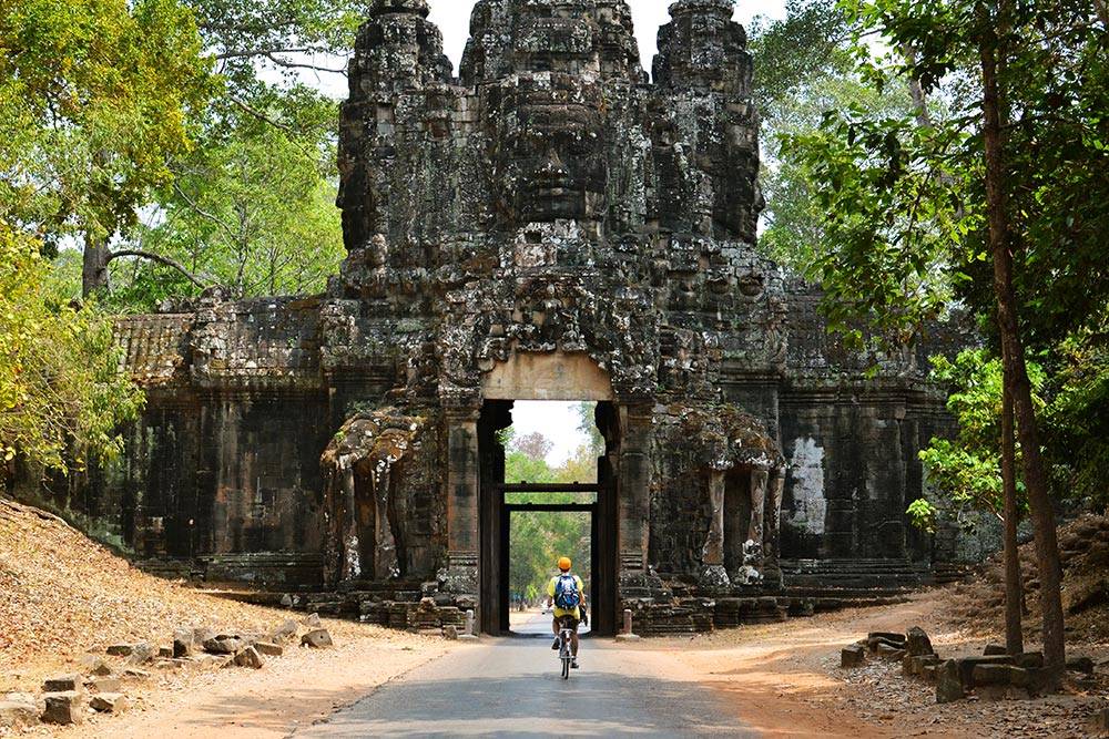 Ворота храмового комплекса Ангкор-Тхом