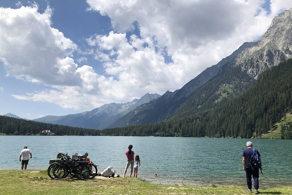 А это альпийское озеро в 4 километрах от австрийской границы