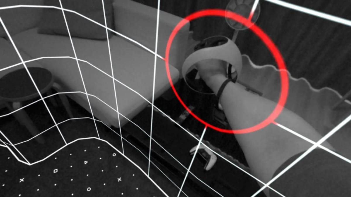 Если рука выходит за пределы зоны слишком сильно, очерчиваются ее границы. Можно сориентироваться прямо в игре, не включая отслеживание окружения. Источник:&nbsp;GaGadget
