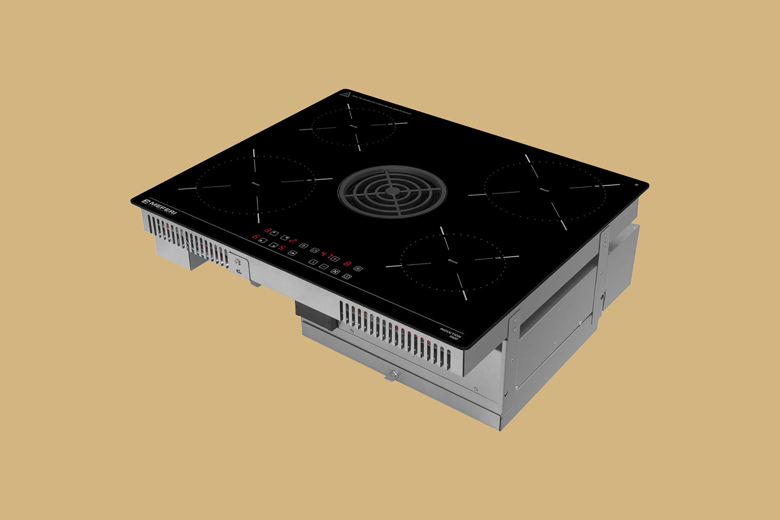 Варочная панель со встроенной вытяжкой Meferi