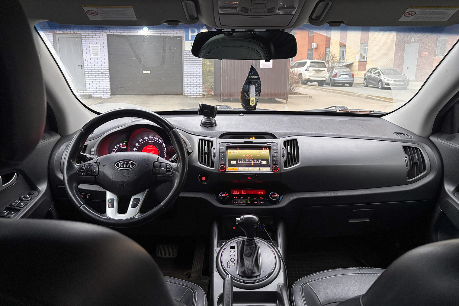 В Kia Sportage удобный и приятный салон