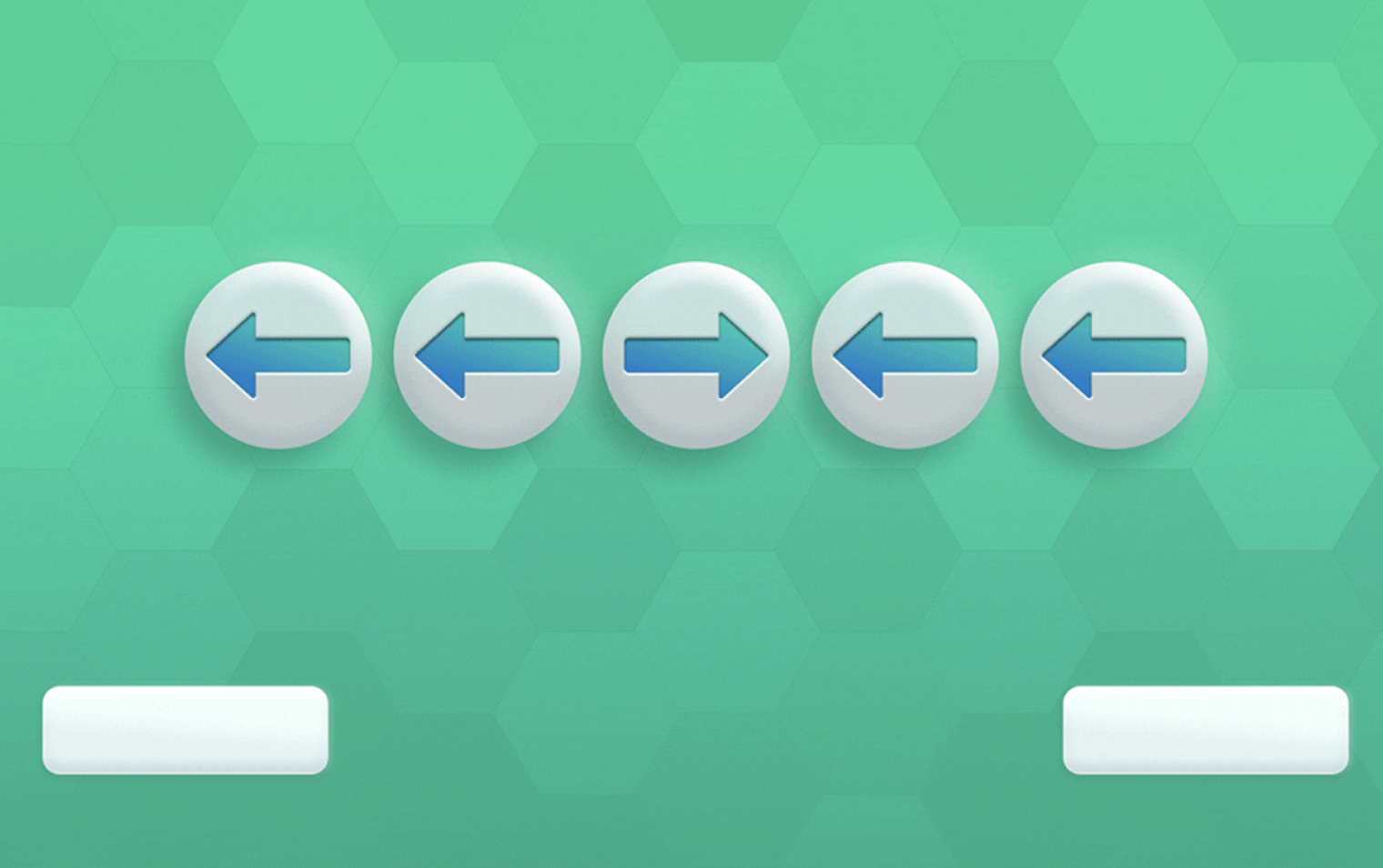 Так выглядит фланговая задача Эриксена — задание на когнитивный контроль. Оно проверяет, насколько хорошо человек может контролировать и подавлять ненужные в данный момент реакции. Источник: cognifit.com