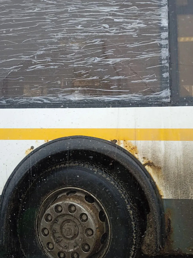 В таком виде приезжают редкие автобусы