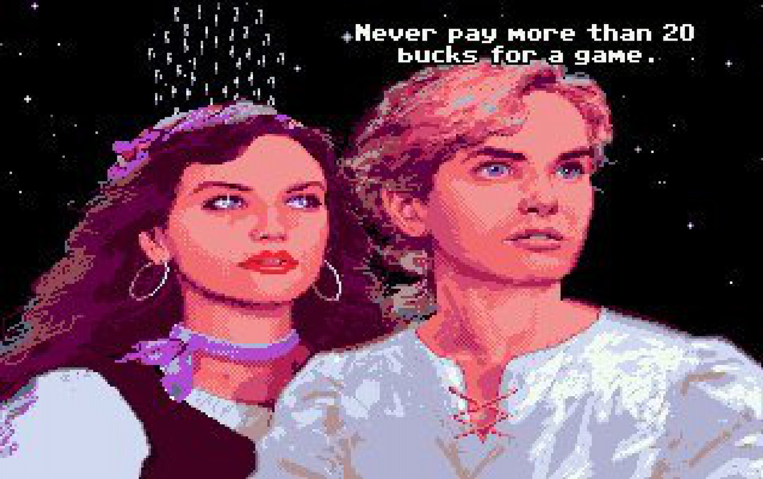 Первая Monkey Island научила нас, что нельзя платить больше 20 долларов за игру. Сам квест, к слову, стоит значительно меньше. Кадр: Lucasfilm Games