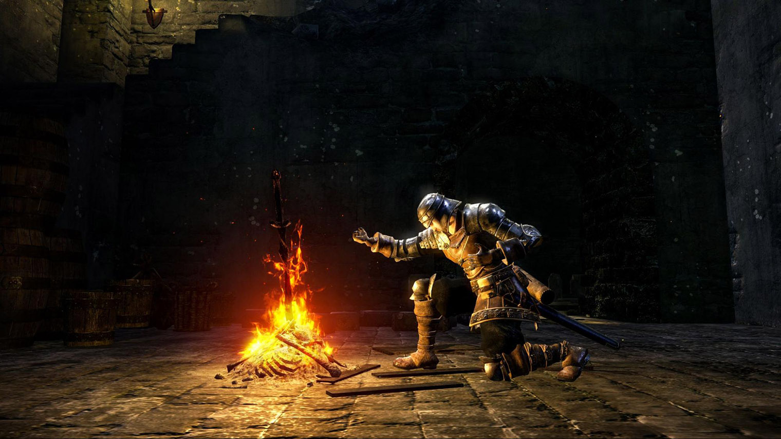 В 2018 году вышел ремастер Dark Souls. В нем исправили многие технические проблемы оригинала, включая заблокированную частоту кадров, зато ухудшили освещение и некоторые текстуры. Поэтому на ПК вышел фанатский мод для ремастера. Кадр: Bandai Namco Entertainment