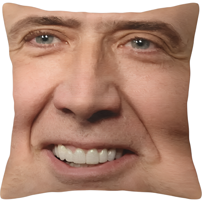 Чехол на подушку с Николасом Кейджем