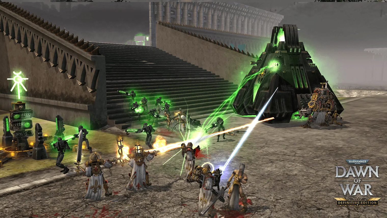 Soulstorm вышел в 2008, спустя четыре года после релиза оригинальной Dawn of War. Разработкой аддона занималась Iron Lore Entertainment, известная по первой Titan Quest