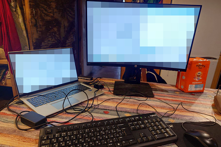 Мое рабочее место на даче