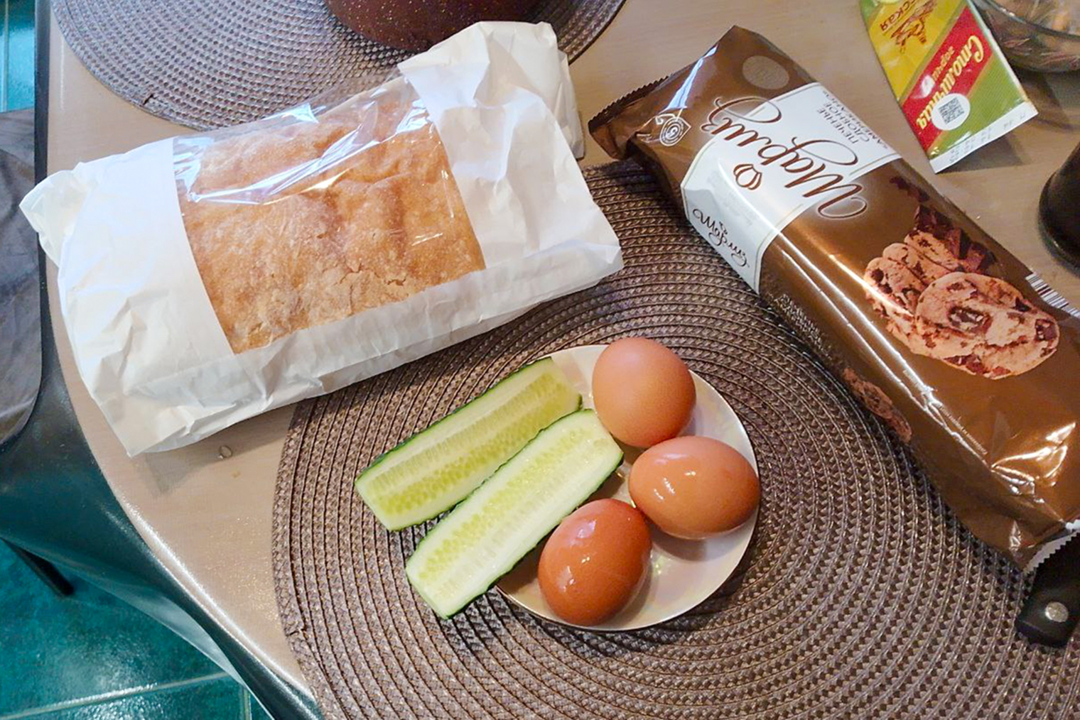 Мой обычный завтрак