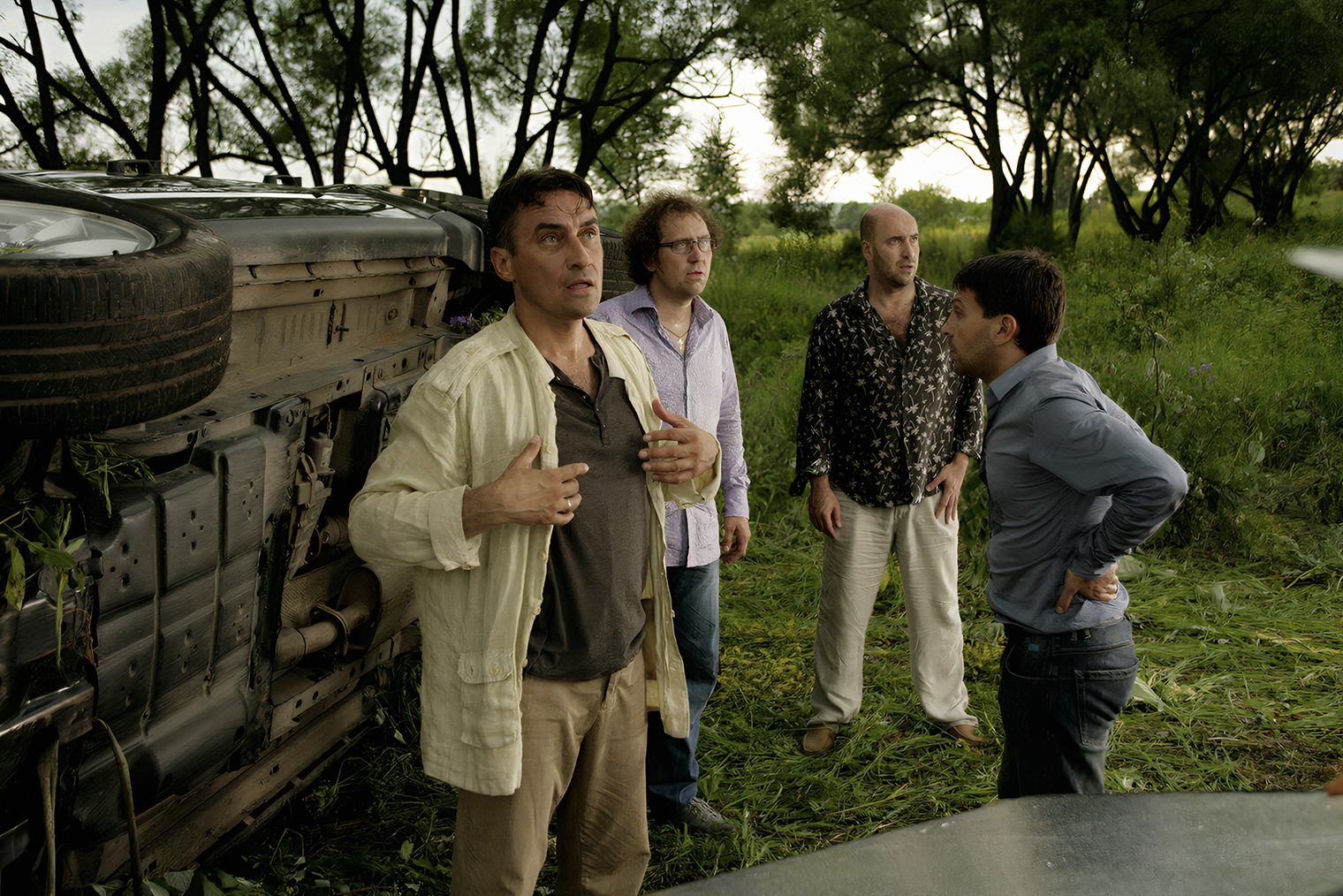 Комедия снята по пьесе «Квартета И»