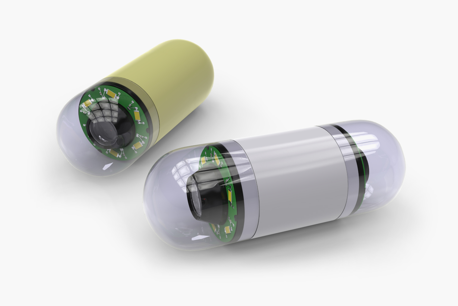 Так выглядят капсулы с камерой для видеокапсульной эндоскопии. Длиной они около 2 см. Источник: badgut.org
