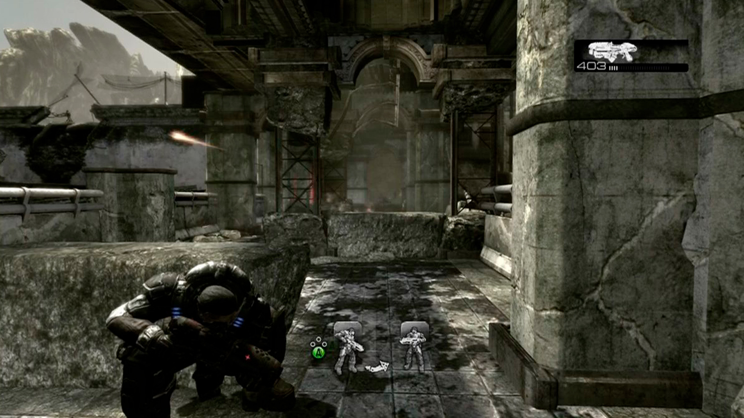 В Gears of War можно быстро перейти из одного укрытия в другое — и все анимации плавные. Кадр: Xbox Game Studios