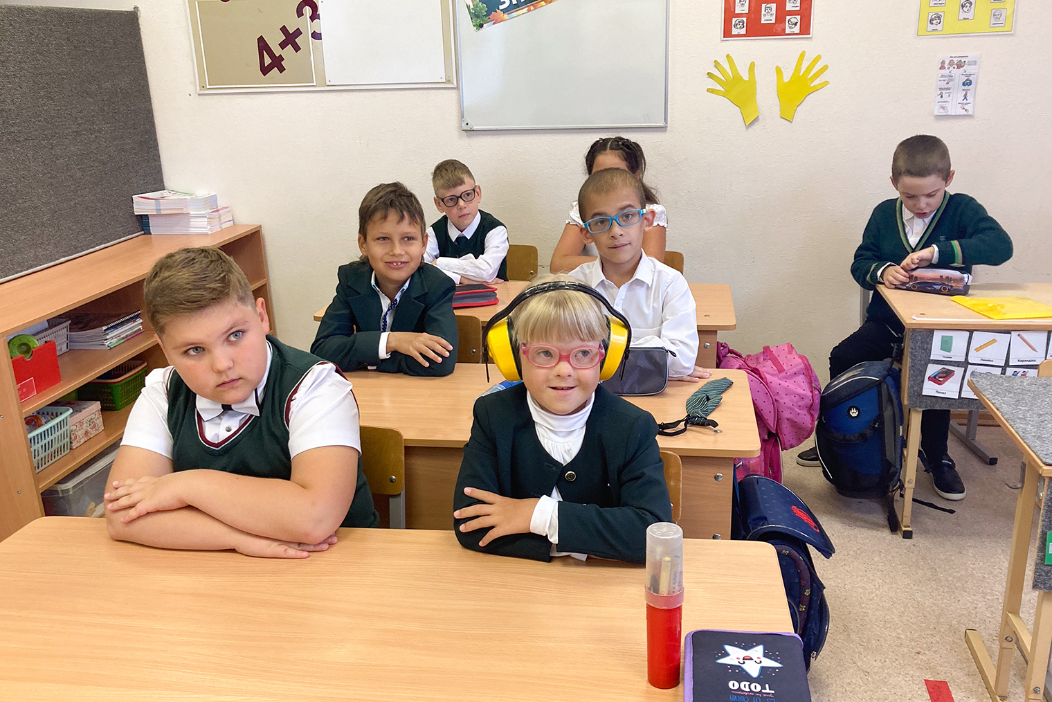 В школе № 46 «Центр РиМ» в Санкт-Петербурге вместе учатся дети с разными возможностями и потребностями