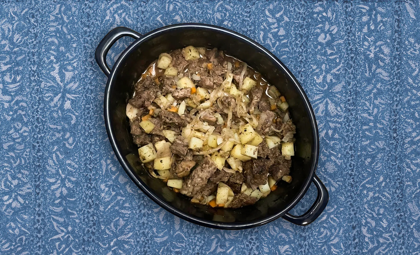 Тушеная говядина с картошкой