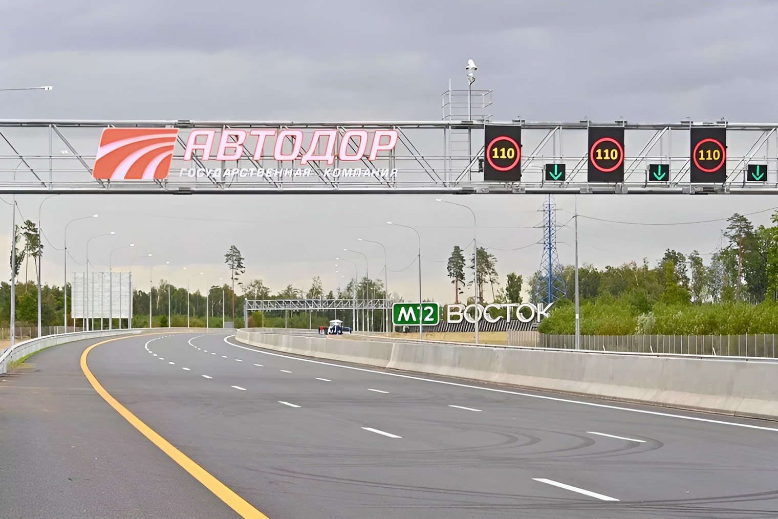Трассу М12 в перспективе продлят до Китая, поэтому ее назвали «Восток». Источник: «Яндекс Карты»