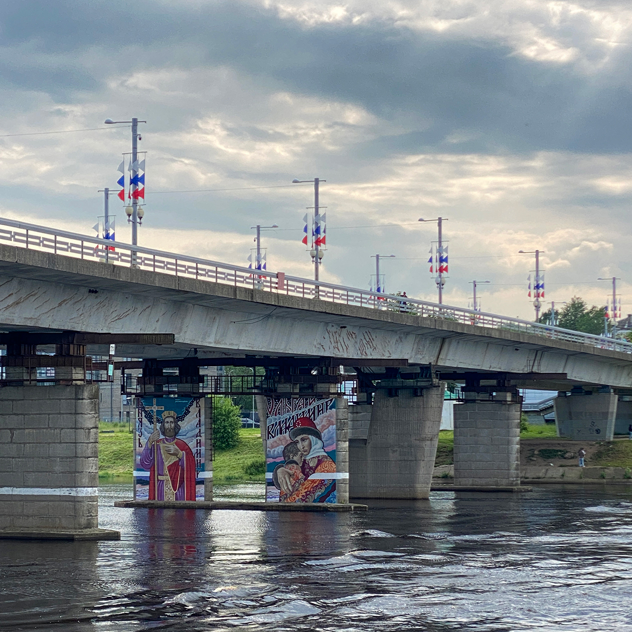 Княгиня Ольга родом из Псковской области, поэтому в городе много мест в ее честь. © Надежда Зайцева