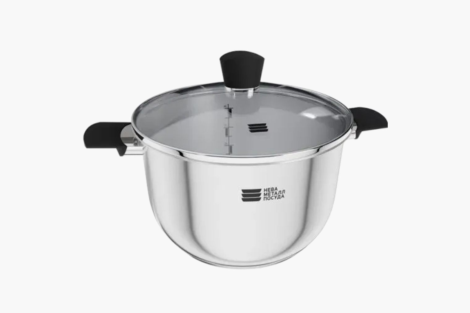 Кастрюля на 4 л, которую я советую начинающему сыроделу. Я была на производстве этой петербургской компании и видела, как они делают сковородки. Думаю, и кастрюли у них не хуже. © Ozon