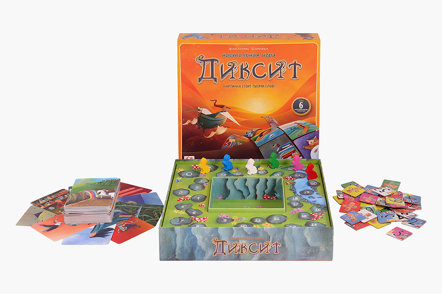 Основа набора — красивые карточки, на которых сложно понять, что происходит. Они нужны, чтобы вызвать ассоциации. Источник: lifestyleltd.ru