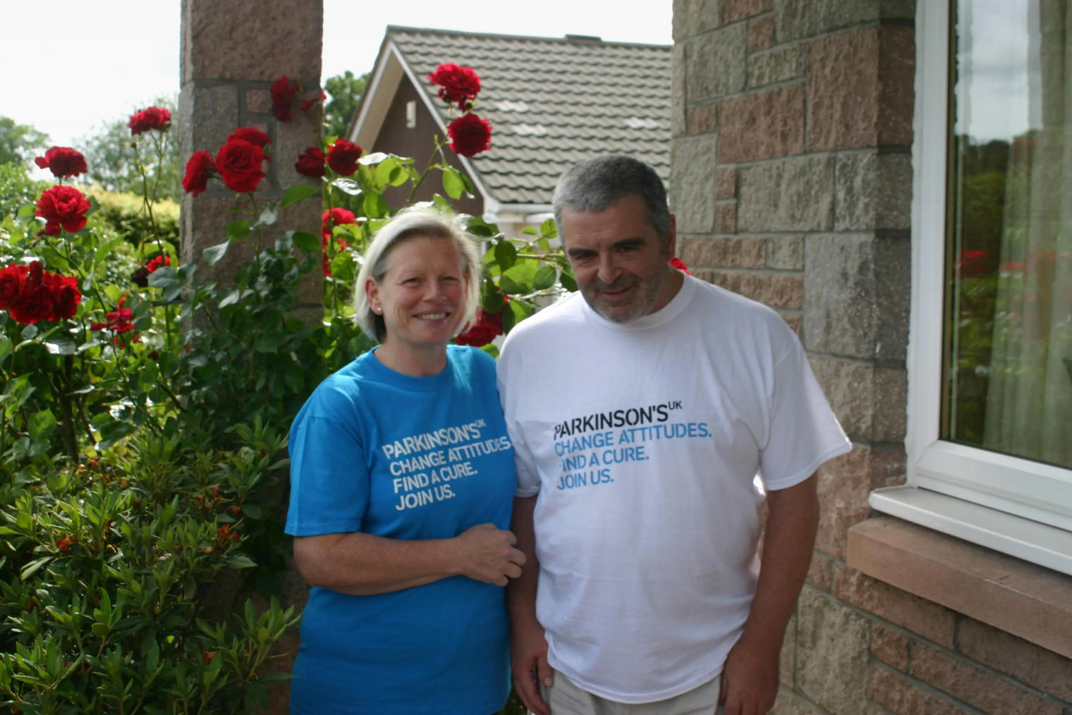 Джой Милн c мужем. Фотография: Parkinson’s UK