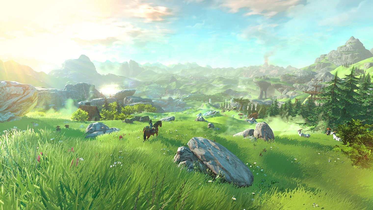 В июне 2025 года Breath of the Wild получит ремастер для Switch 2. В нем улучшили разрешение и производительность, а также повысили качество текстур. Кадр: Nintendo