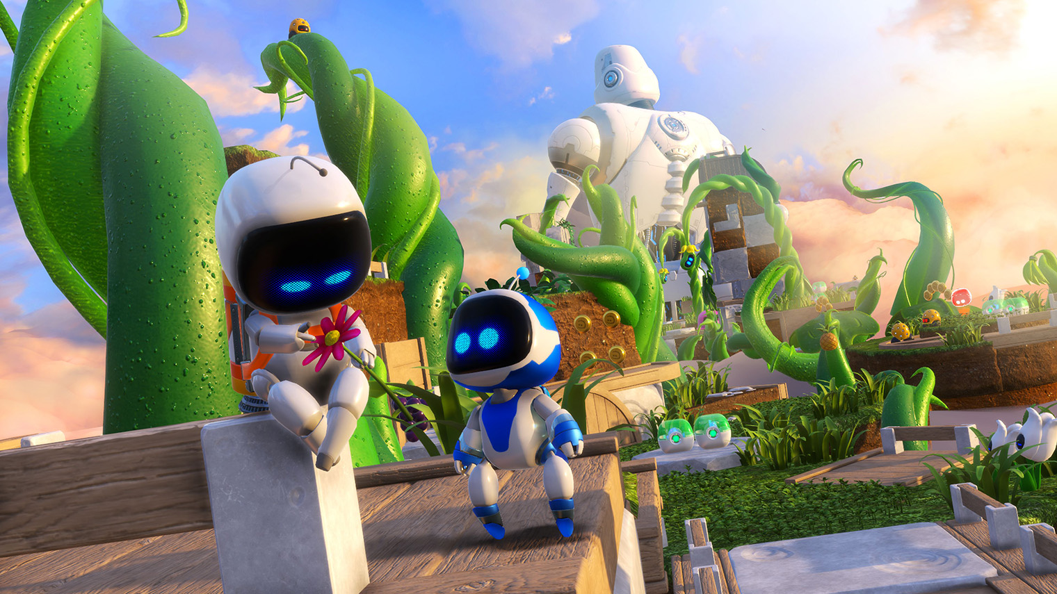 Astro Bot прекрасно выглядит. Дело не только в мощности PlayStation 5, но и в арт-дирекшене. © Sony Interactive Entertainment
