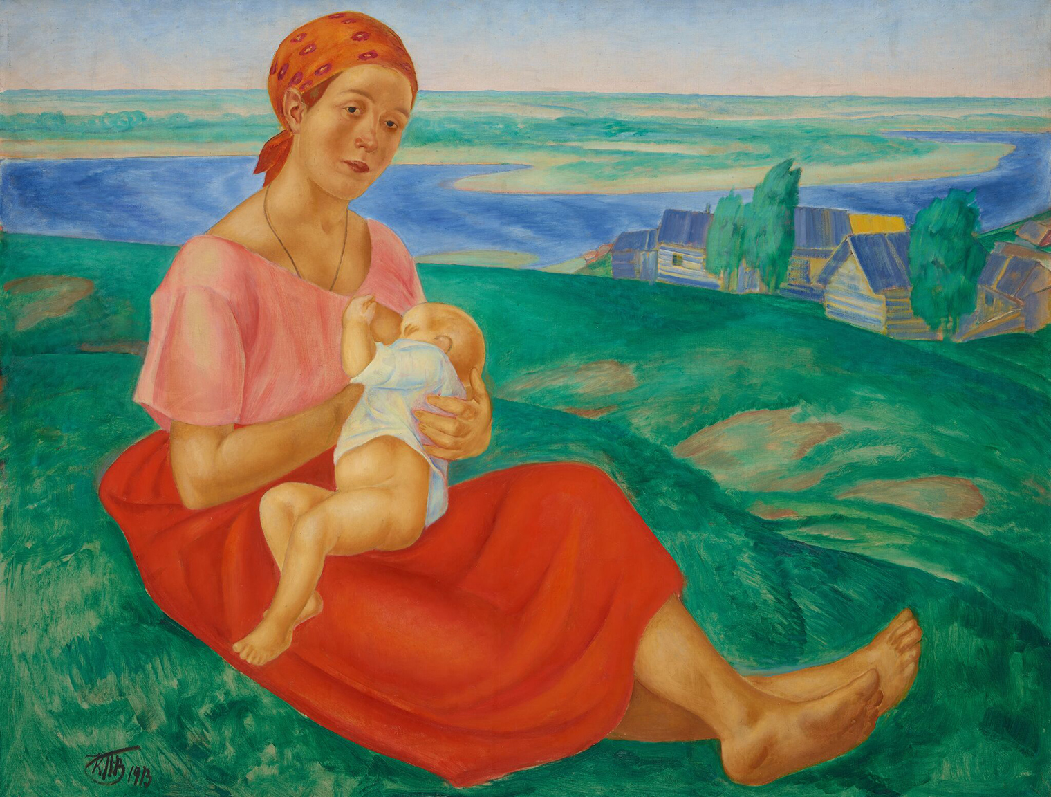 Кузьма Петров-Водкин, «Мать», 1913. © Пресс-служба Третьяковской галереи