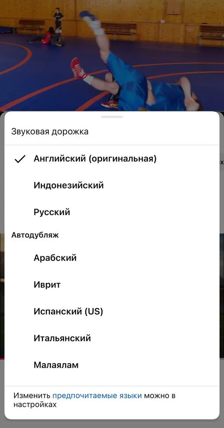 Для англоязычного видео доступен ИИ-дубляж на русском