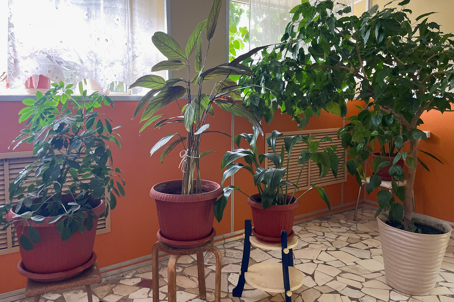 В фойе бани, в которую я ездила