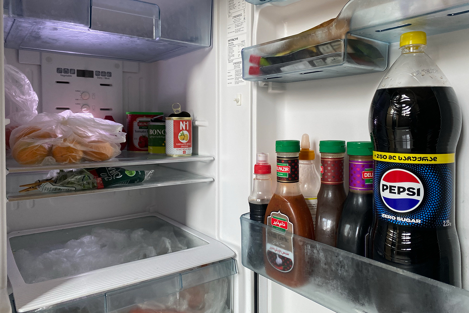 Повседневный вид моего холодильника