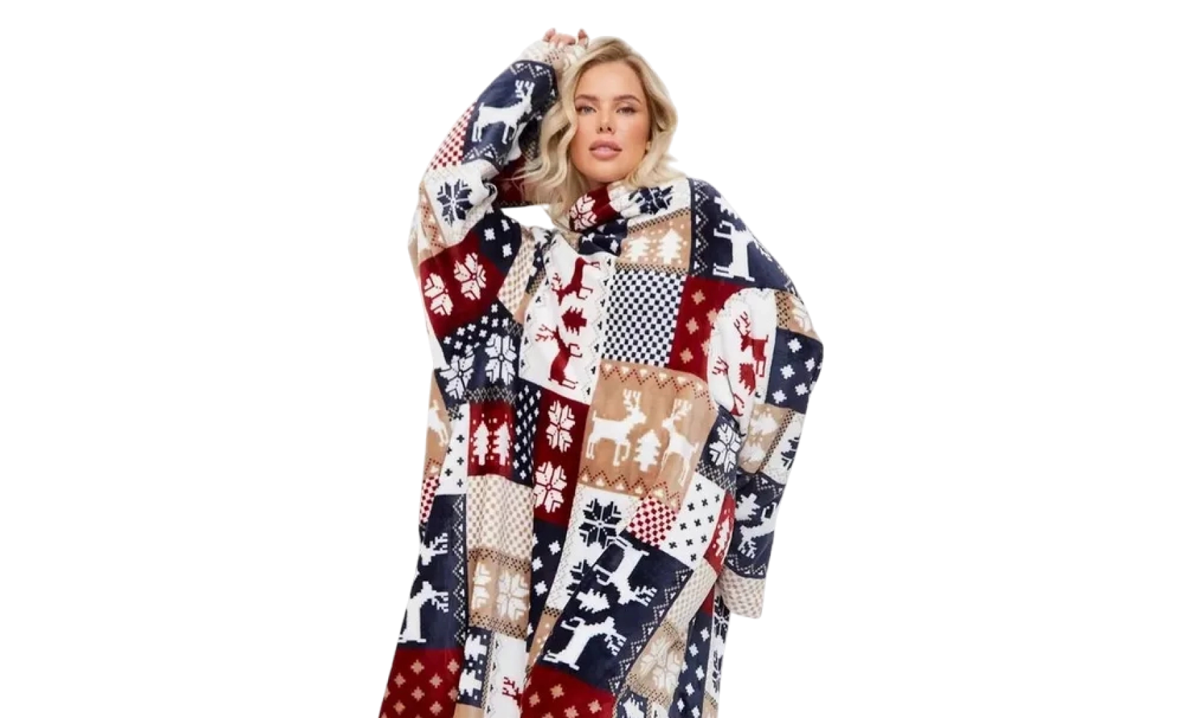 Плед с рукавами — для уютного просмотра кино