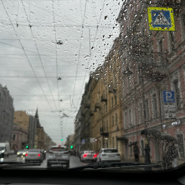 Типичная погода в Петербурге с октября по март, зимой добавляем еще лютые снегопады